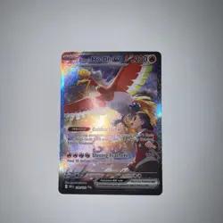 Ethan's Ho-Oh ex 230/182 Destined Rivals SIR Special Illustration Rare Pokemon - Image 3