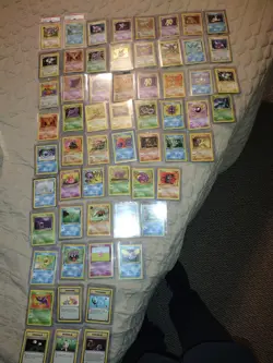 Fossil Pokemon 1st Edition Near Complete Master Set 60/62 PSA LP/NM - Image 1