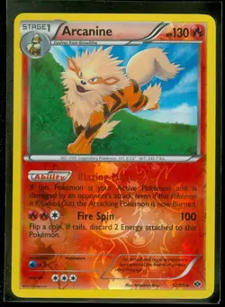 Pokemon ARCANINE 12/99 Next Destinies RARE Rev Holo - NEAR MINT/MINT - Image 1