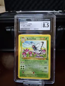 Pokemon TCG Jungle Set Butterfree 33/64 CGC 8.5 NM/MINT+ - Image 1