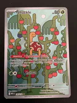 Shuckle 136/132 Illustration Rare (IR) Holo - Pokemon TCG Mega Evolution - NM - Image 1