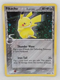 Pikachu Delta Species 93/92 Legend Maker Holo Secret Rare Pokemon TCG LP - Image 1