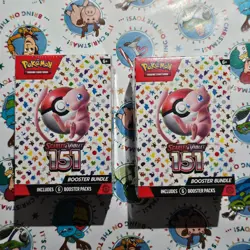 2x Pokemon TCG Scarlet & Violet 151 Booster Bundle Sealed New (6 packs) - Image 1