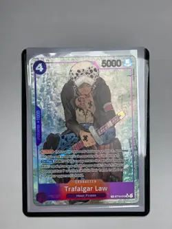 One Piece Card Game TCG - Trafalgar Law (ST10-010) Treasure Rare Card - MINT - Image 1