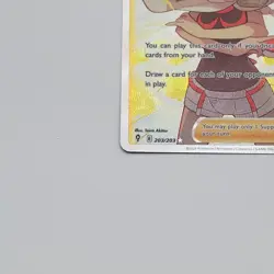 Pokemon TCG Zinnias Resolve Trainer Card 203/203 Full Art Evolving Skies - NM - Image 5