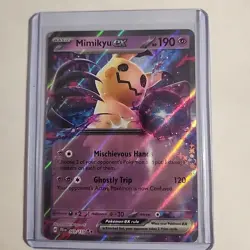 Pokemon Mimikyu EX 2025 Journey Together SV09 Holofoil Card 069/159 - Image 1