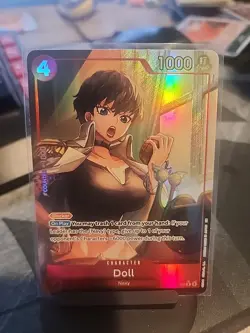 Doll OP11-008 Alternate Art One Piece Card English A Fist of Divine Speed - Image 1