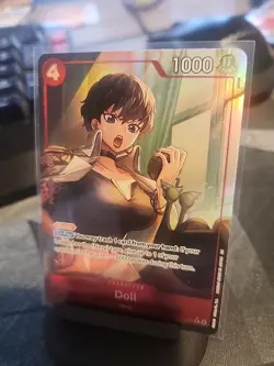 Doll OP11-008 Alternate Art One Piece Card English A Fist of Divine Speed - Image 2