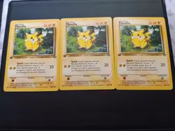 Pokemon Pikachu TCG Jungle Card 60/64 1st Edition Common LP/NM 1999 WOTC - Image 1