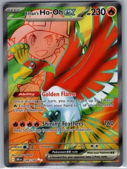Ethan's Ho-Oh ex 209/182 SV10: Destined Rivals - Pokemon Card - NM - Image 1