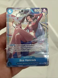 One Piece Card Game - Boa Hancock - OP07-051 Promo Art #1 - Seven Warlords NM - Image 1