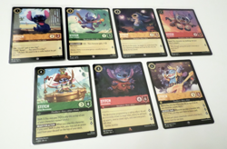 Disney Lorcana Theme Lot - Stitch Theme Lot Of 7 Cards - Image 1