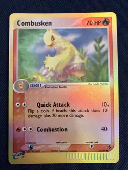 2003 Combusken 25/97 EX Dragon Reverse Holo Pokemon Card rare - Image 1