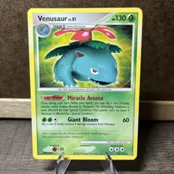 Venusaur 20/132 Regular Rare Secret Wonders Pokemon Card Grass Type - Image 1