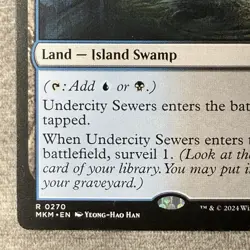 MTG Undercity Sewers - Murders at Karlov Manor (MKM) #270 Non-Foil NM Magic Card - Image 5
