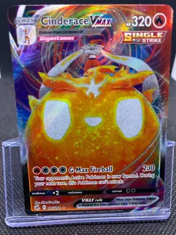 Pokemon Cinderace VMAX 045/264 - Fusion Strike - NM English - Image 1