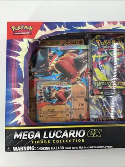 Pokemon TCG: Mega Lucario Ex Figure Collection - Brand New & Sealed - Image 2