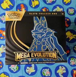 Pokemon ETB Mega Evolution Lucario Elite Trainer Box - Image 1