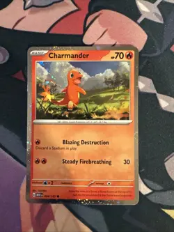 Pokemon TCG Charmeleon 005/165 Charmander 004/165 SWIRL Cosmos Holo Promo SET - Image 2
