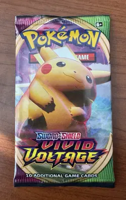 Pokemon TCG Sword and Shield, VIVID VOLTAGE, Factory Sealed, New Package! - Image 1