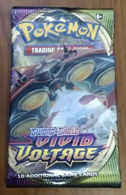 Pokemon TCG Sword and Shield, VIVID VOLTAGE, Factory Sealed, New Package! - Image 3