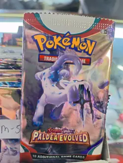 lot of 10 Pokemon Scarlet & Violet PALDEA EVOLVED Booster Pack - Image 1