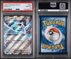 2025 Pokemon SV Prismatic Evolutions Lugia ex 082/131 PSA 10 Gem Mint - Image 1