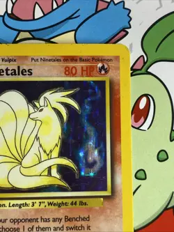 Pokemon TCG 1995 Ninetales Base Set Holo Rare 12/102 MP/LP Condition - Image 3