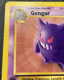 Pokemon Gengar 20/62 Fossil Non-Holo Rare 1st Edition LP / MP - Image 2