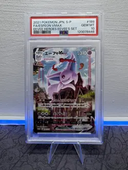 PSA 10 Espeon VMAX 189/S-P - Eevee Heroes Set PROMO Japanese Pokemon *UK Seller* - Image 1