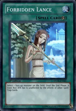 Forbidden Lance 1st Ed NA Print Super STOR-EN061 Yu-Gi-Oh! - Image 1