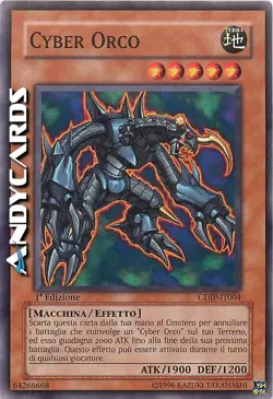 CYBER ORCO • (Cyber Ogre) • Comune • CDIP IT004 • 1Ed • Yugioh! • ANDYCARDS - Image 1