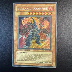 Volcanic Doomfire CT04-EN004 Secret Rare Collector Tins Vintage Yugioh - Image 1
