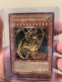 1x Hamon, Lord of Striking Thunder - Secret Rare - CT03-EN006 - LP - Image 1