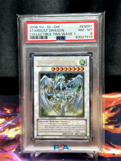 Yugioh PSA 8 Stardust Dragon Secret Rare CT05-EN001 - Image 1
