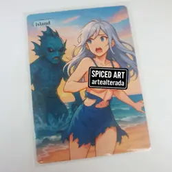MTG Altered Art Card Set - Monsters x Girls Anime Spiced Magic the Gathering - Image 5