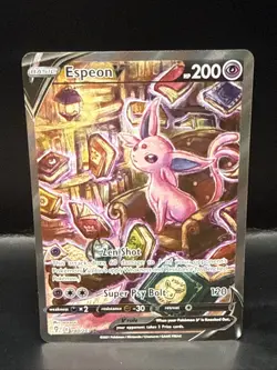 Pokemon Espeon V 180/203 Evolving Skies Full Art Alternate Art Pokemon Card - Image 1