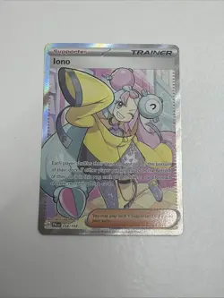 Iono - 254/193 - Pokemon TCG Paldea Evolved Holo Ultra Rare Full Art Card - Image 1
