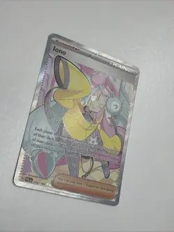 Iono - 254/193 - Pokemon TCG Paldea Evolved Holo Ultra Rare Full Art Card - Image 2