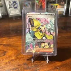 Pokemon TCG Iono Holo Ultra Rare Full Art Paldea Evolved Card 254/193 Near Mint - Image 1