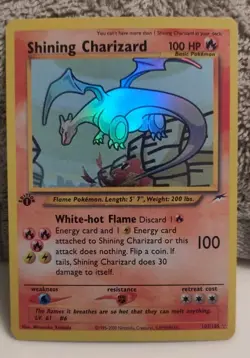 *"Display Card"*High Quality, 1st Edition. Shining Charizard*"Display-card"* - Image 1