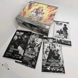 X1 DRAGON BALL Card Game FB08 Saiyan's Pride Booster BOX +4 Promos - Image 1
