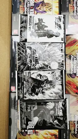 X1 DRAGON BALL Card Game FB08 Saiyan's Pride Booster BOX +4 Promos - Image 3