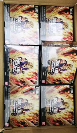 X1 DRAGON BALL Card Game FB08 Saiyan's Pride Booster BOX +4 Promos - Image 4
