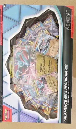 Pokemon Card Mega Venusaur Ex & Salamence Ex Reshiram Ex Premium Collectio Set - Image 2