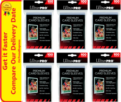 6 x Packs Ultra PRO Platinum Premium Card Soft 100 Sleeves Clear Protector 600 - Image 1