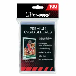 6 x Packs Ultra PRO Platinum Premium Card Soft 100 Sleeves Clear Protector 600 - Image 2