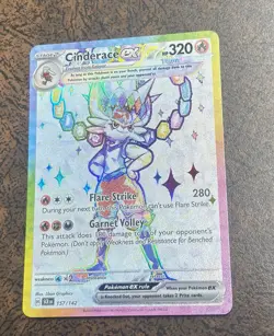 Cinderace ex 157/142 Stellar Crown Ultra Rare Holo Pokemon Card- - Image 1