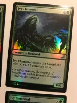 IVY ELEMENTAL ( Foil ) x4 : IKORIA Magic the Gathering Mtg card; NM play set - Image 2
