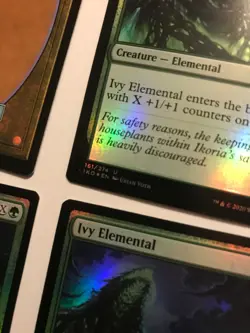 IVY ELEMENTAL ( Foil ) x4 : IKORIA Magic the Gathering Mtg card; NM play set - Image 4